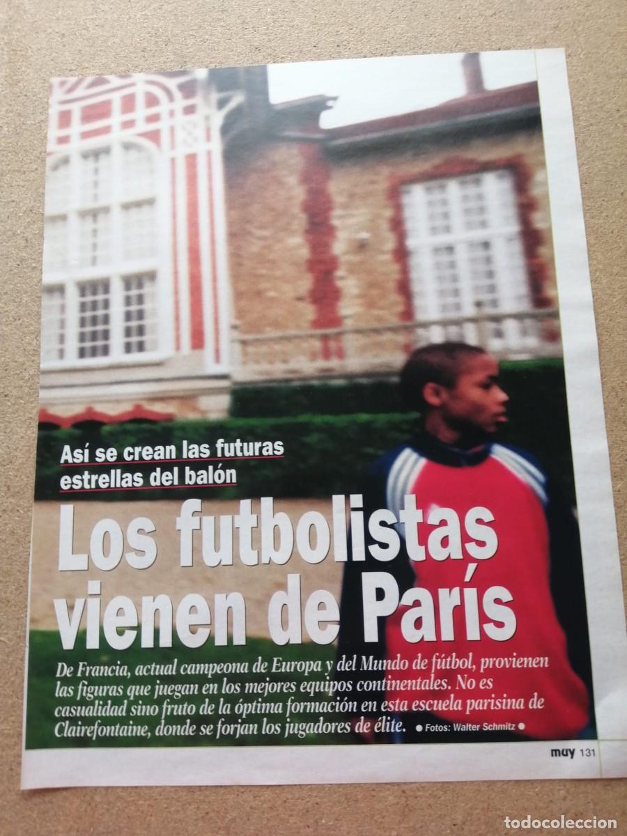 Otros art&iacute;culos de coleccionismo en papel: REPORTAJE. LOS FUTBOLISTAS VIENEN DE PARIS