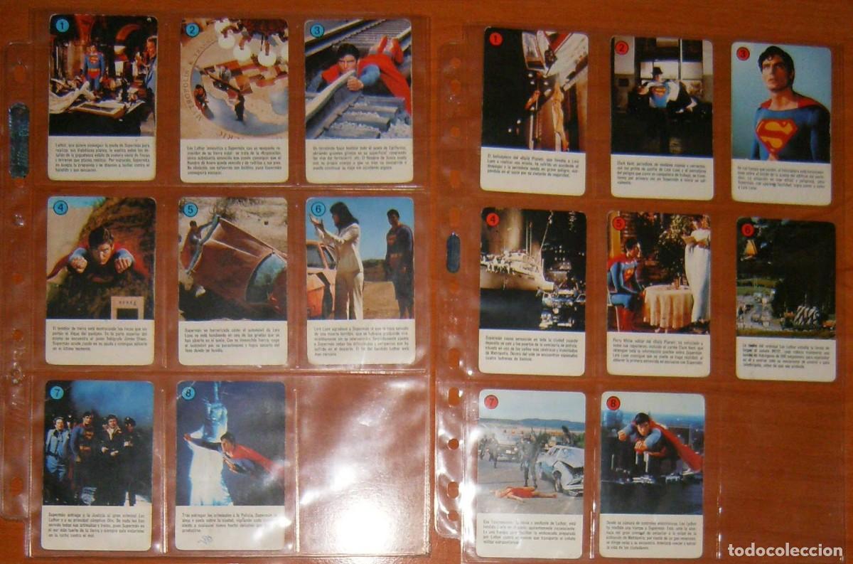Otros art&iacute;culos de coleccionismo en papel: JUEGO DE CARTAS ORIGINAL SUPERMAN, EL FILM (1978) (EN FUNDAS PROTECTORAS ULTRA PRO) 1 a 32 COMPLETA