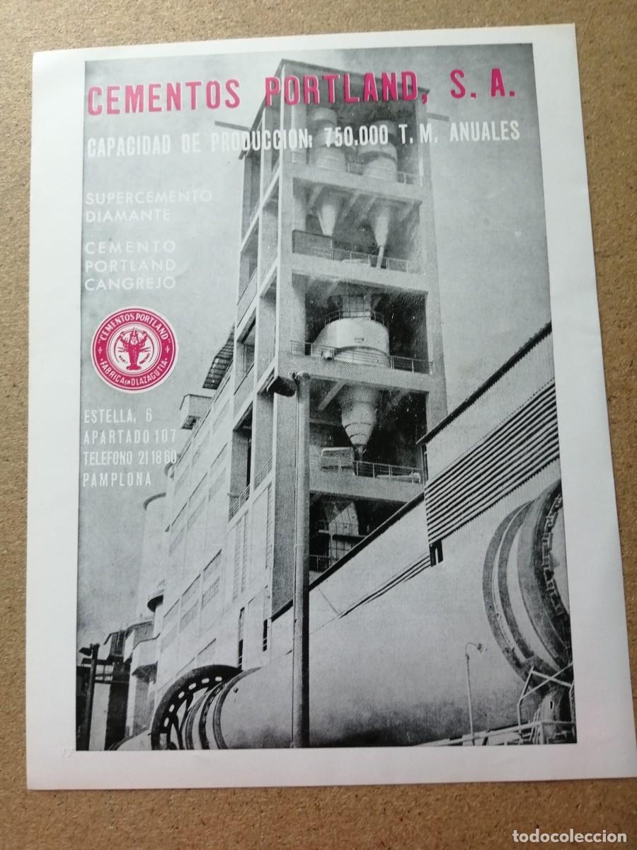 Otros art&iacute;culos de coleccionismo en papel: ANUNCIO. CEMENTOS PORTLAND S. A.