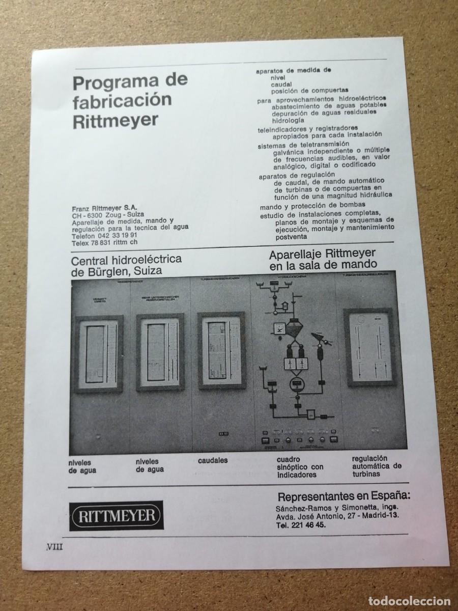 Otros art&iacute;culos de coleccionismo en papel: ANUNCIO. PROGRAMA DE FABRICACION RITTMEYER