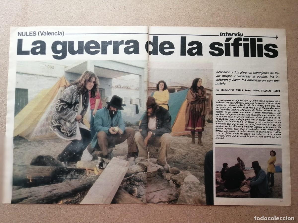 Otros art&iacute;culos de coleccionismo en papel: REPORTAJE. NULES, VALENCIA. LA GUERRA DE LA SIFILIS