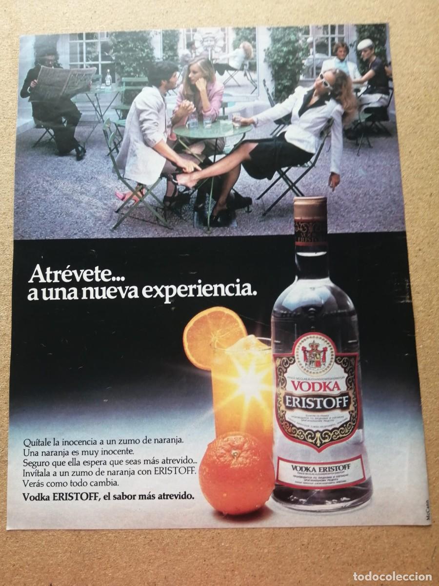 Otros art&iacute;culos de coleccionismo en papel: ANUNCIO. VODKA ERISTOFF