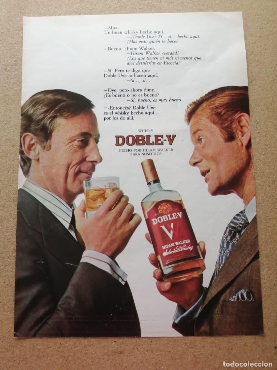 Otros art&iacute;culos de coleccionismo en papel: ANUNCIO. WHISKY DOBLE V