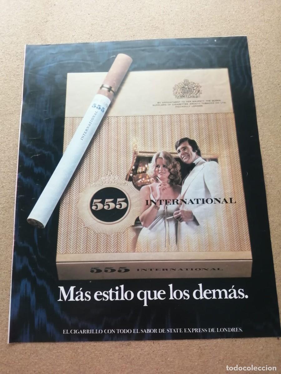 Otros art&iacute;culos de coleccionismo en papel: ANUNCIO. CIGARRILLOS 555