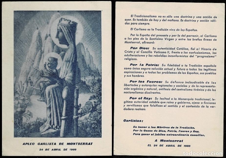 Otros art&iacute;culos de coleccionismo en papel: L8-23 APLEC CARLISTA de MONTSERRAT 24 DE a 1966 VER