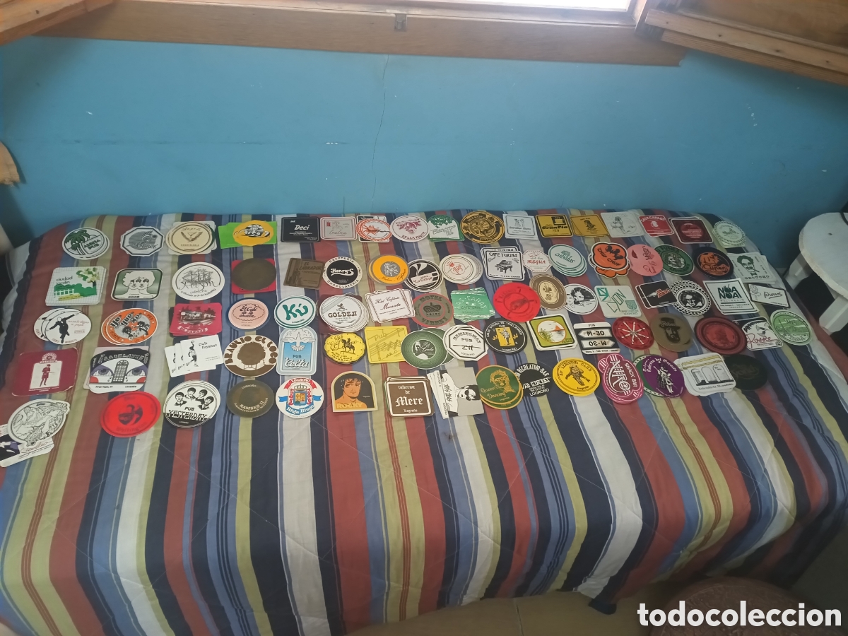 Otros art&iacute;culos de coleccionismo en papel: LOTE DE 270 ANTIGUOS POSAVASOS VINTAGE &Eacute;POCA DORADA PUBS BARES Y DISCOTECAS DE LOGRO&Ntilde;O