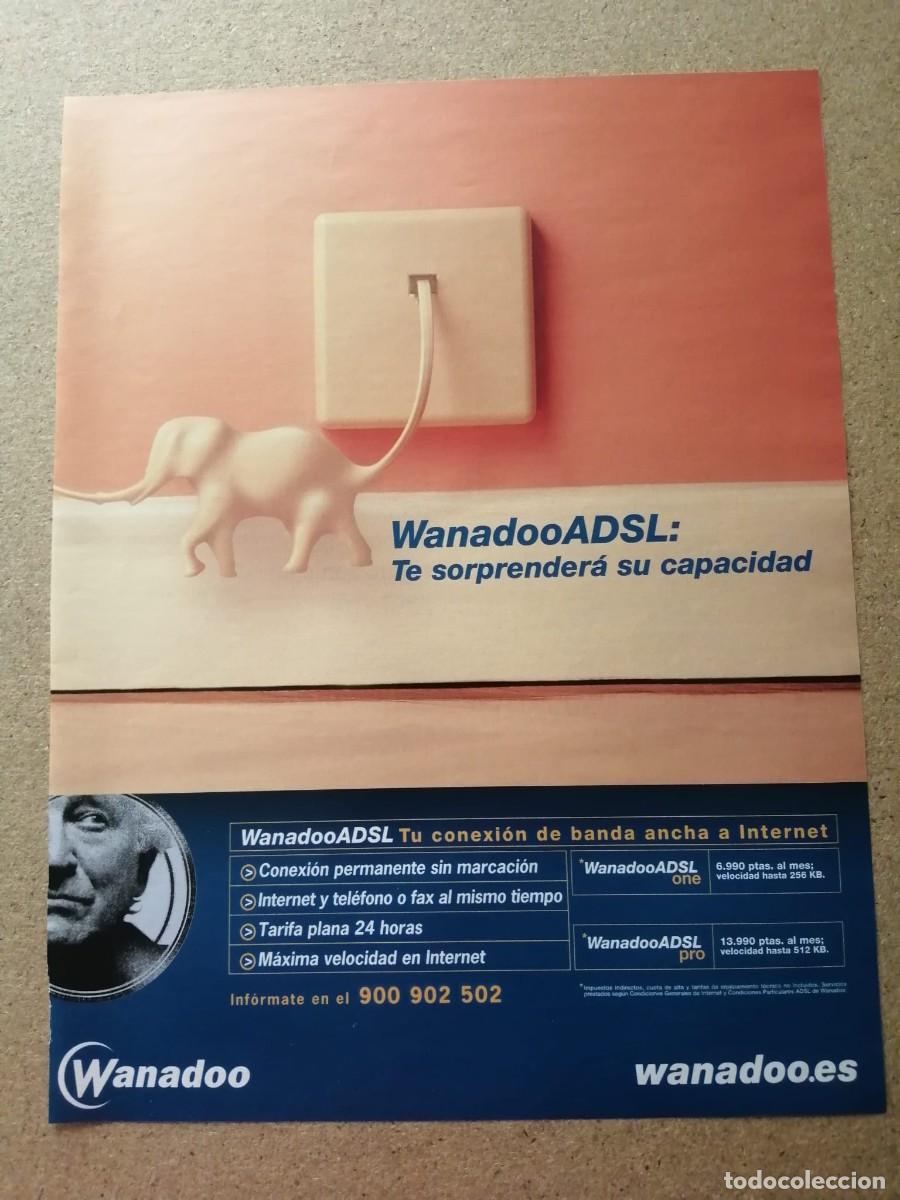 Otros art&iacute;culos de coleccionismo en papel: ANUNCIO. WANADOO....