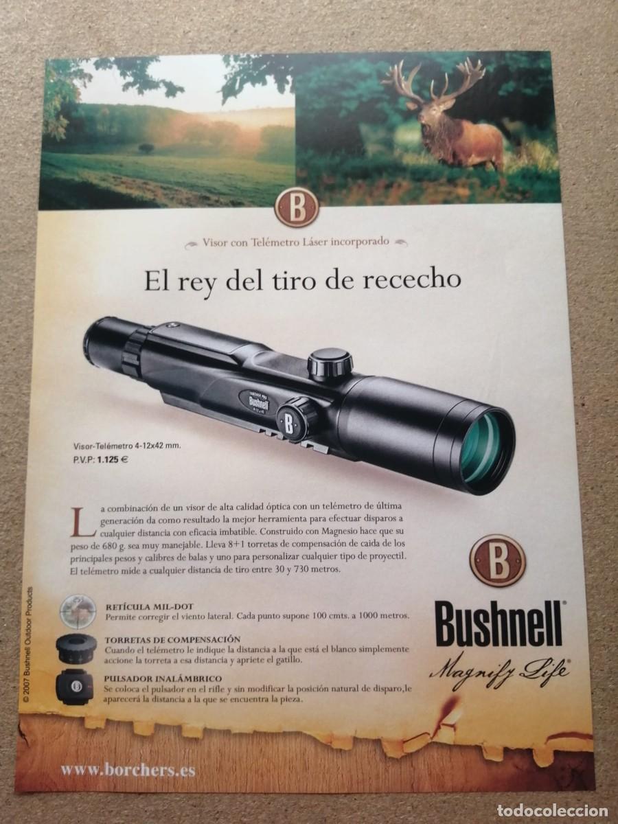 Otros art&iacute;culos de coleccionismo en papel: ANUNCIO. BUSHNELL, EL REY DEL TIRO DE RECECHO