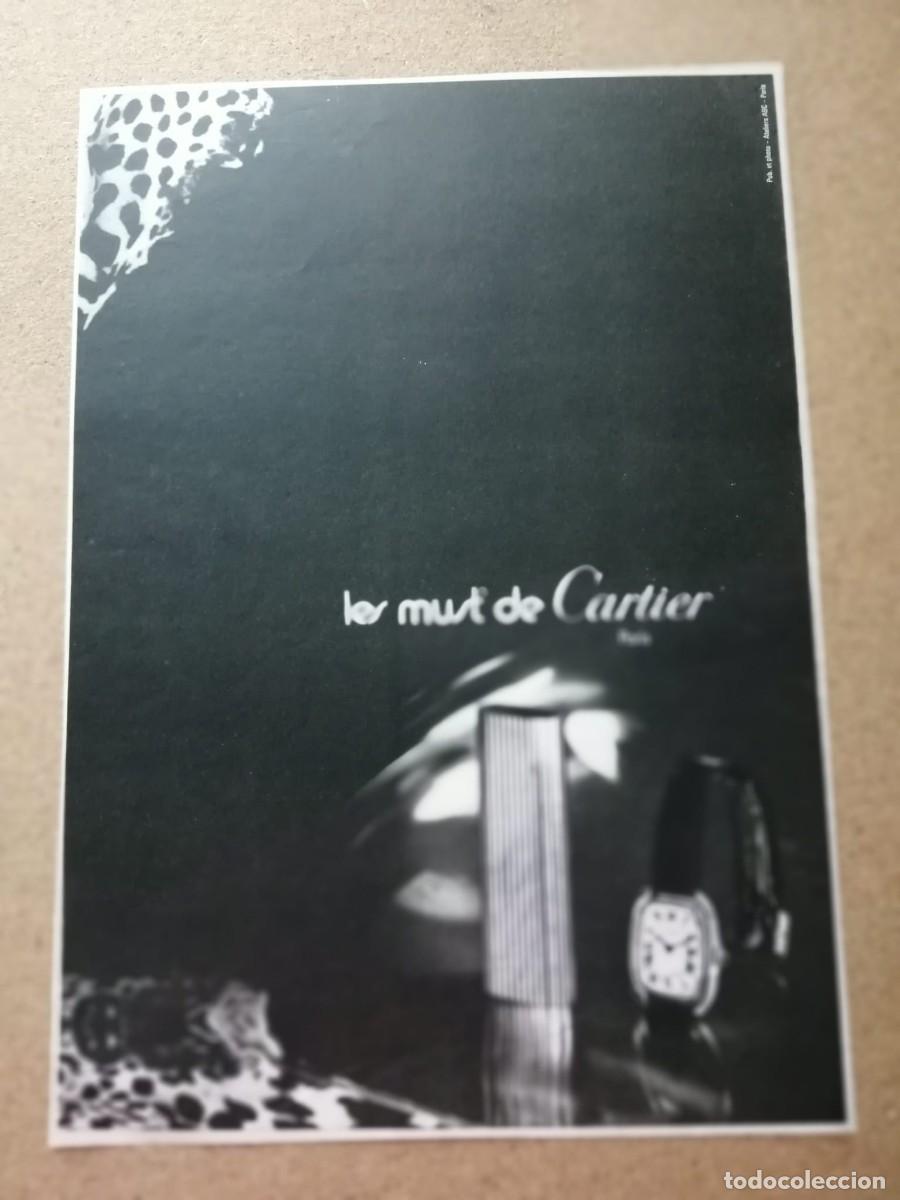 Otros art&iacute;culos de coleccionismo en papel: ANUNCIO. RELOJES Y ENCENDEDORES CARTIER