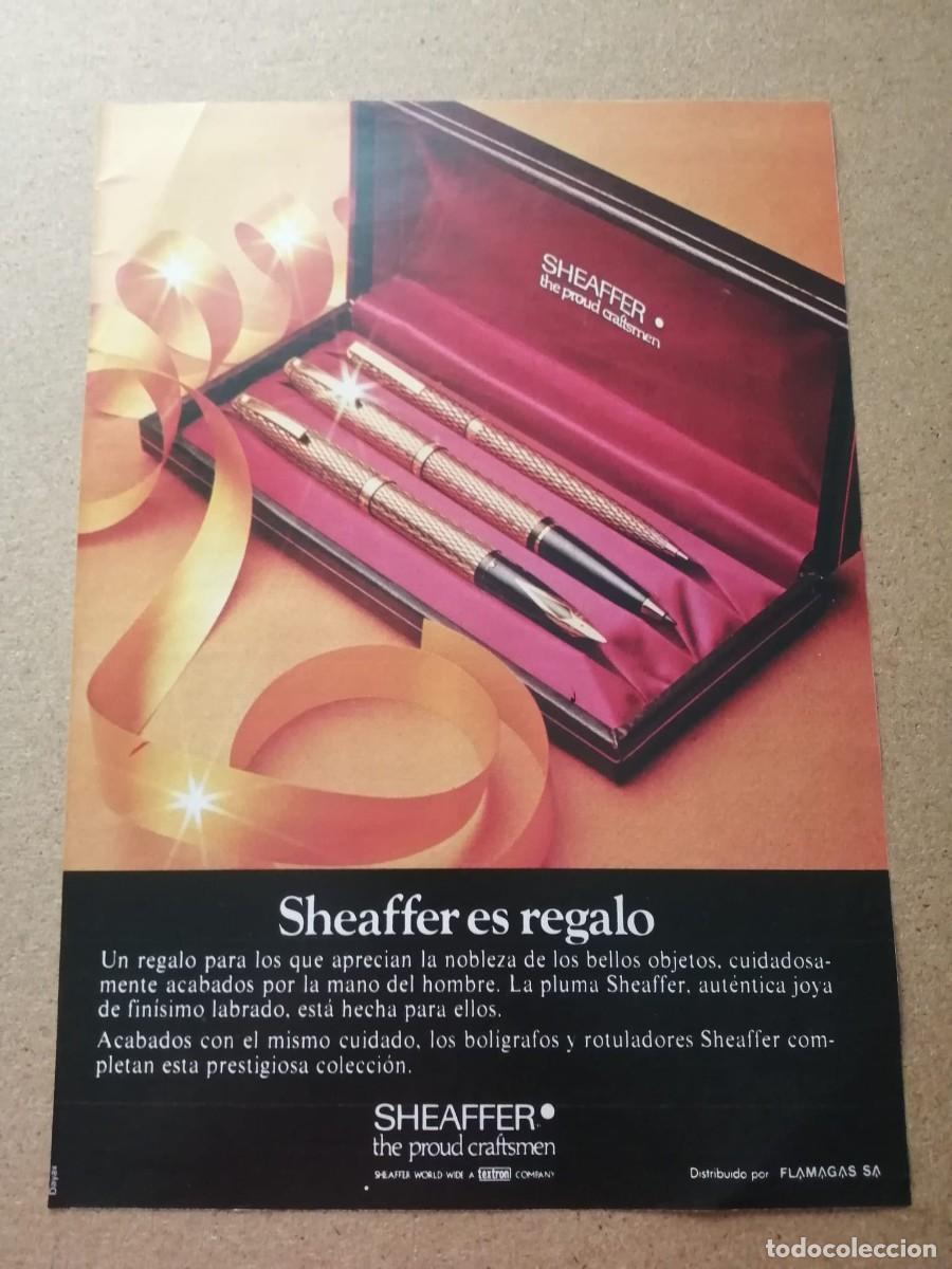 Otros art&iacute;culos de coleccionismo en papel: ANUNCIO. PLUMAS Y BOLIGRAFOS SHEAFFER