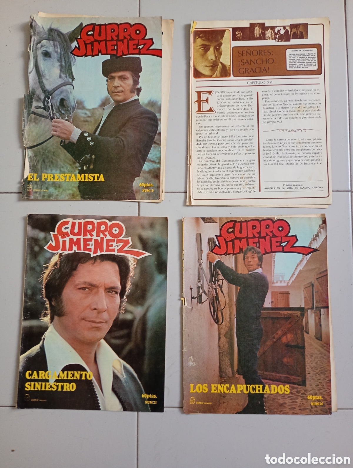 Otros art&iacute;culos de coleccionismo en papel: C&oacute;mic Curro Jim&eacute;nez de los a&ntilde;os 70.