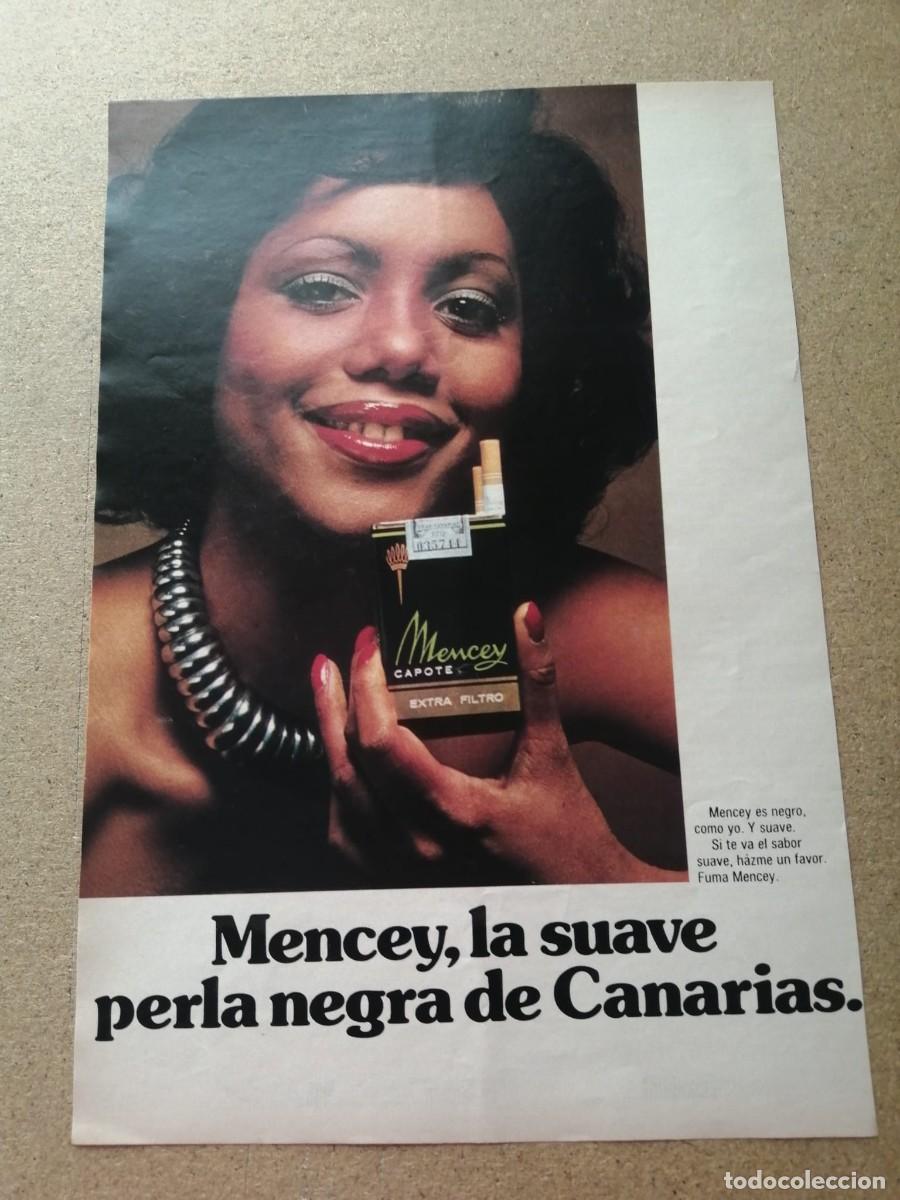 Otros art&iacute;culos de coleccionismo en papel: ANUNCIO. CIGARRILLOS MENCEY