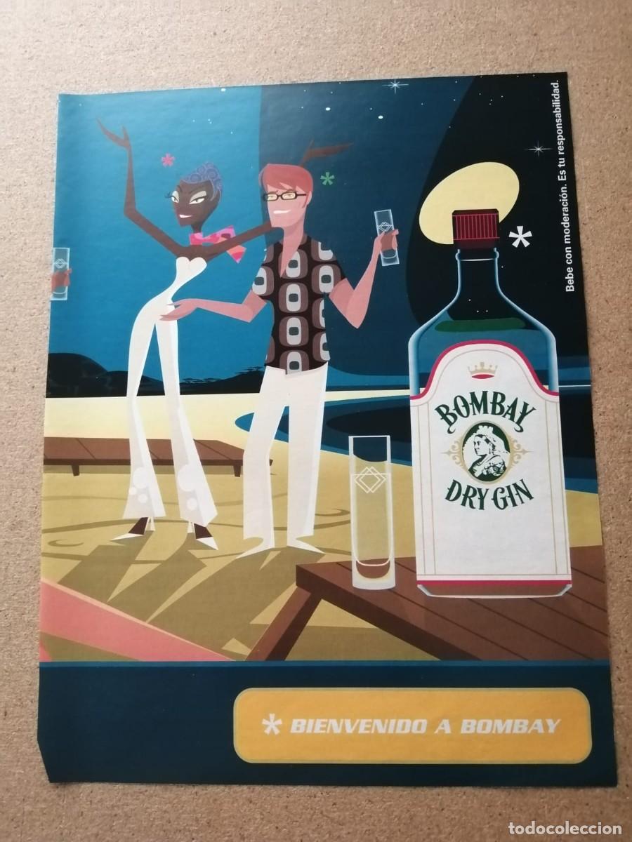 Otros art&iacute;culos de coleccionismo en papel: ANUNCIO. BOMBAY DRY GIN
