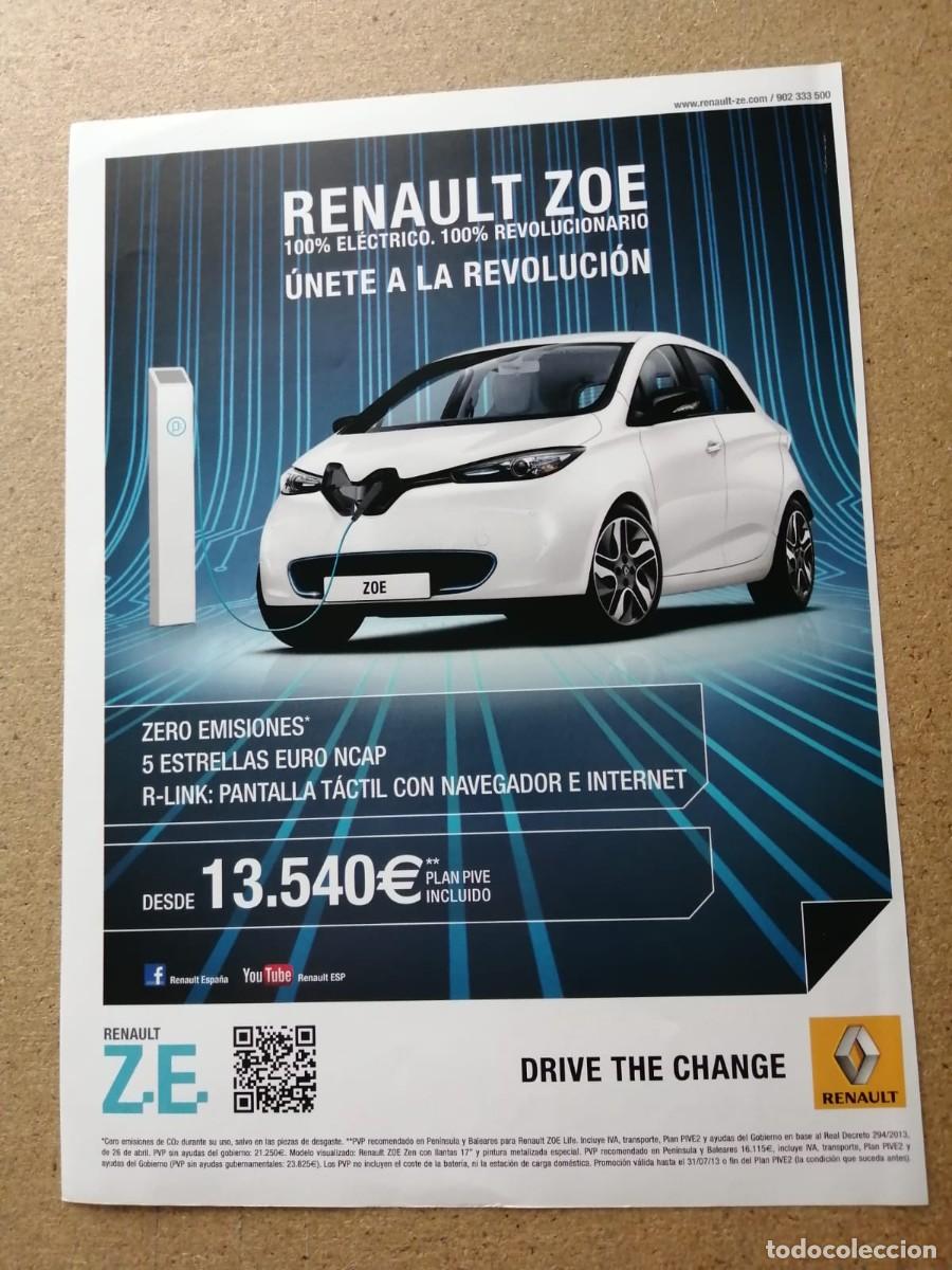 Otros art&iacute;culos de coleccionismo en papel: ANUNCIO. RENAULT ZOE