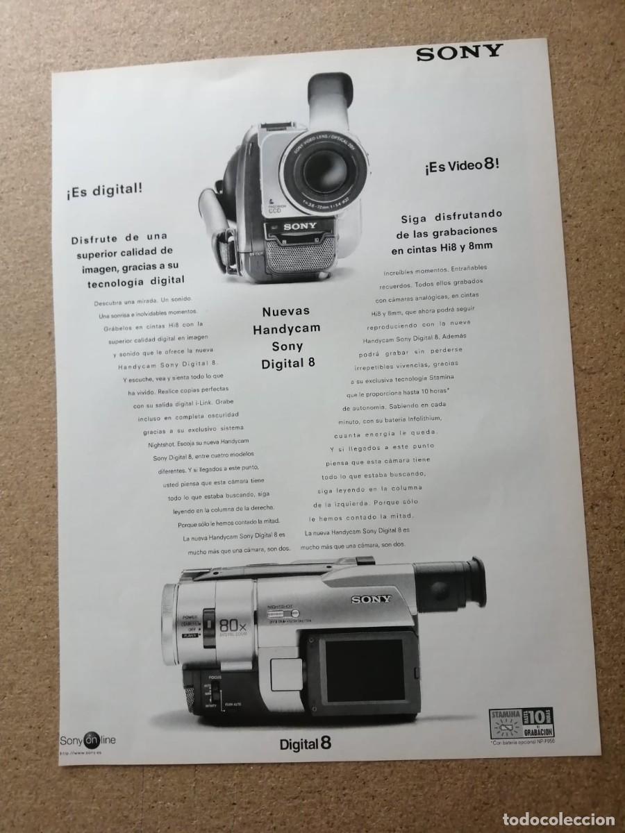Otros art&iacute;culos de coleccionismo en papel: ANUNCIO. CAMARA DIGITAL SONY