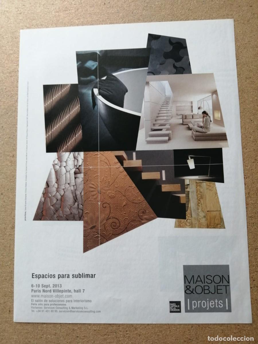 Otros art&iacute;culos de coleccionismo en papel: ANUNCIO. MAISON & OBJECT, PROJECTS
