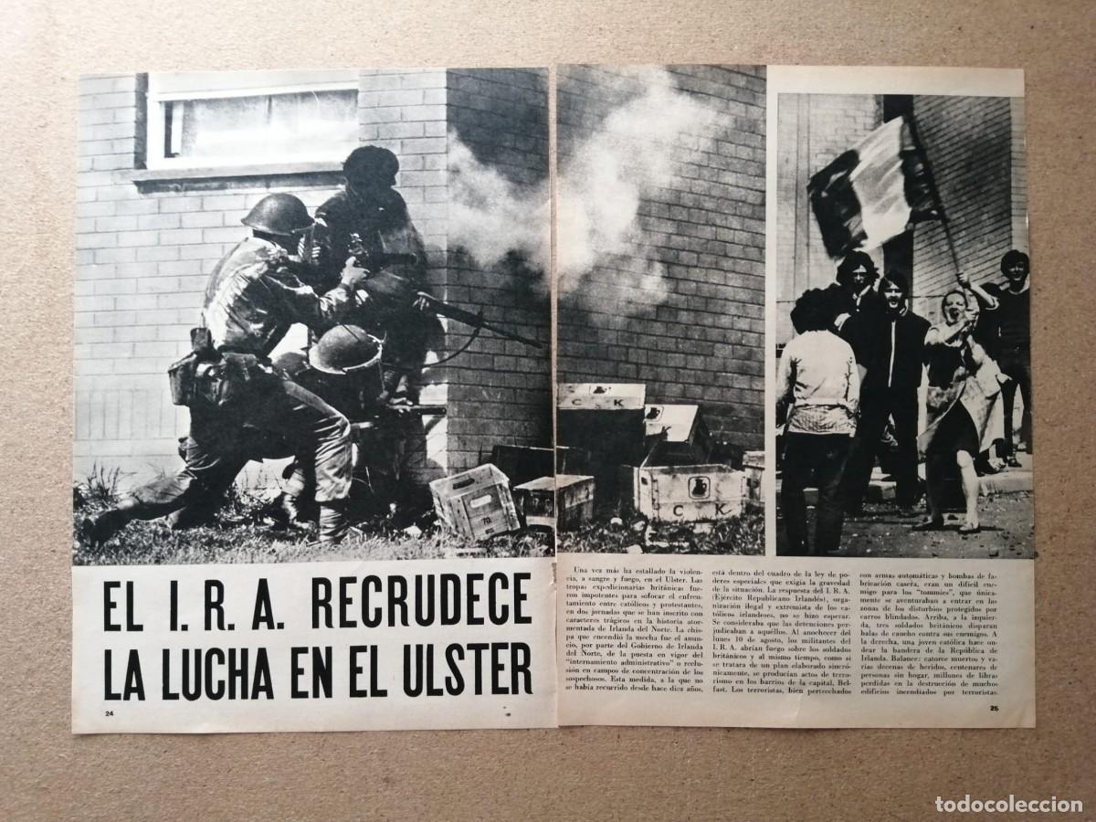 Otros art&iacute;culos de coleccionismo en papel: REPORTAJE. EL IRA RECRUDECE LA LUCHA EN EL ULSTER