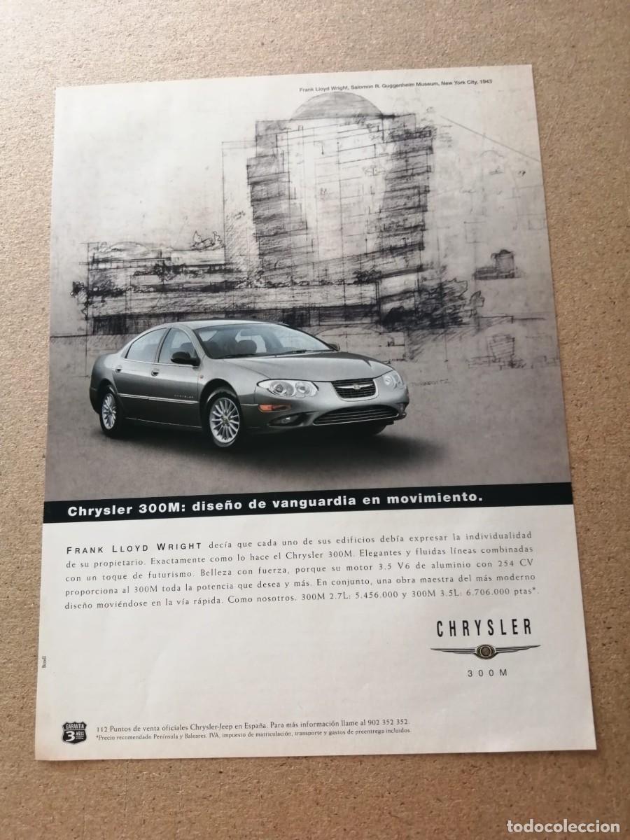 Otros art&iacute;culos de coleccionismo en papel: ANUNCIO. CHRYSLER 300 M