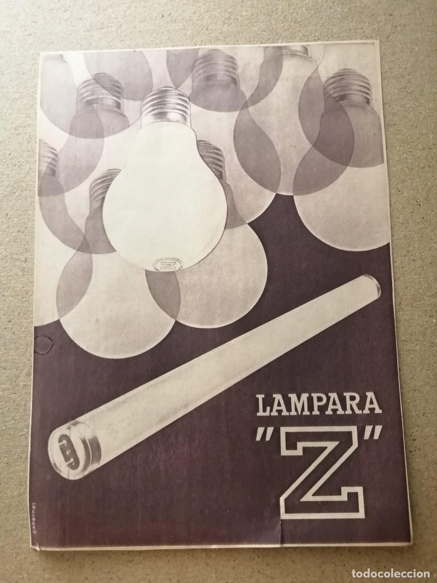 Otros art&iacute;culos de coleccionismo en papel: ANUNCIO. LAMPARA Z..