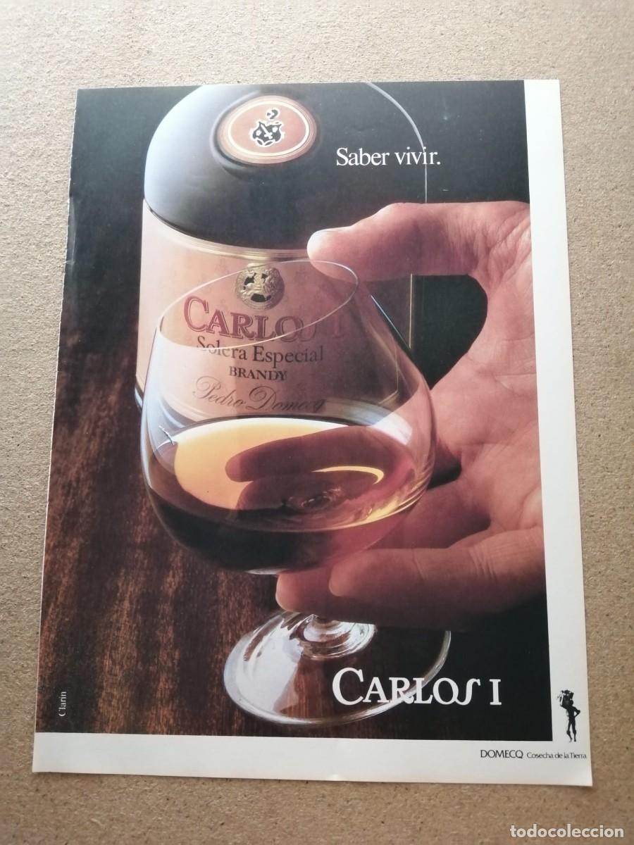 Otros art&iacute;culos de coleccionismo en papel: ANUNCIO. BRANDY CARLOS I