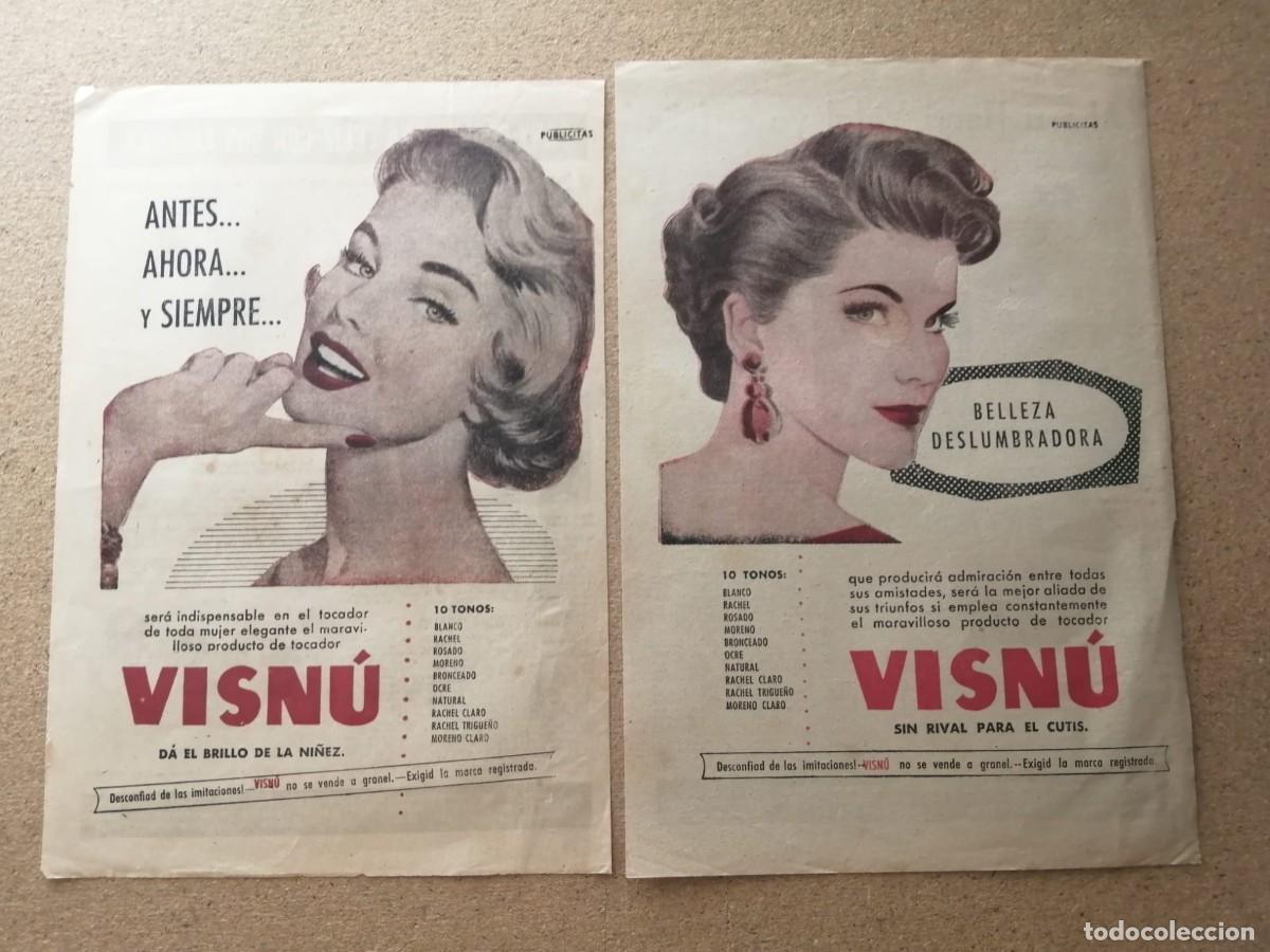 Otros art&iacute;culos de coleccionismo en papel: ANUNCIO. BELLEZA DESLUMBRADORA CON VISNU