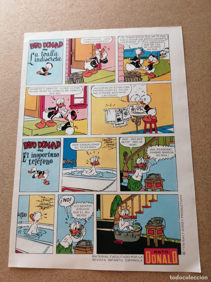 Otros art&iacute;culos de coleccionismo en papel: HOJA COMIC. PATO DONALD