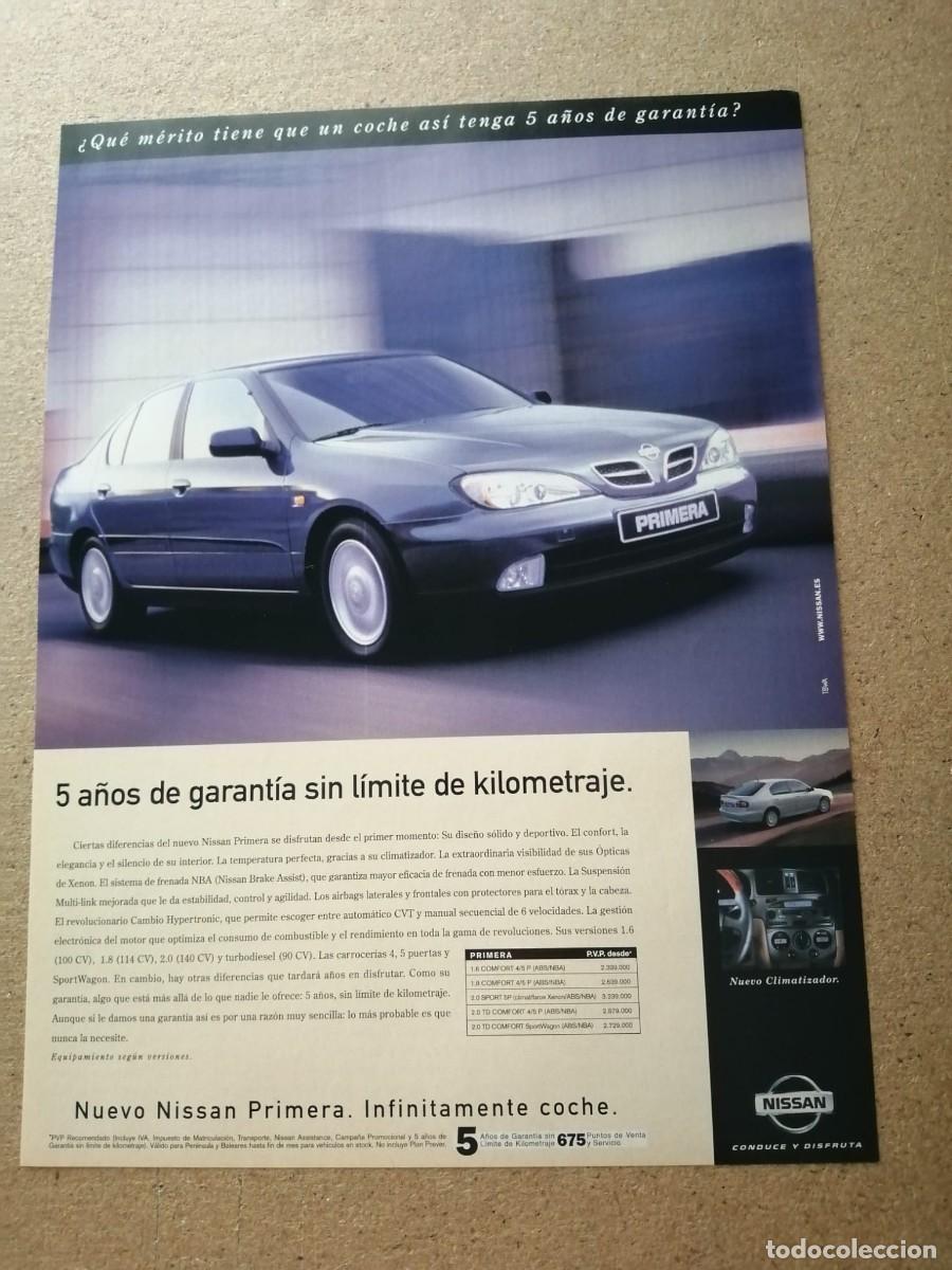 Otros art&iacute;culos de coleccionismo en papel: ANUNCIO. NISSAN PRIMERA