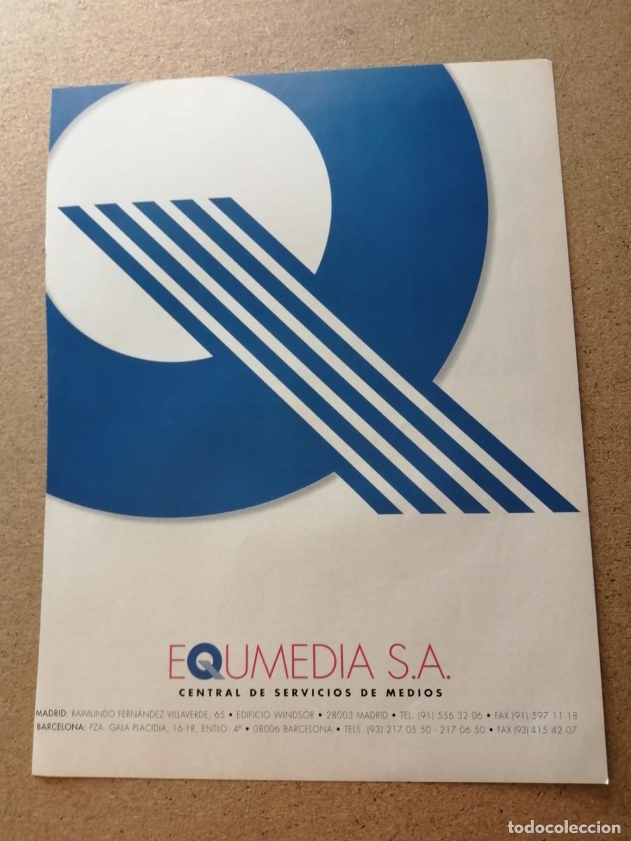 Otros art&iacute;culos de coleccionismo en papel: ANUNCIO. EQUMEDIA S. A. CENTRAL DE SERVICIOS DE MEDIOS
