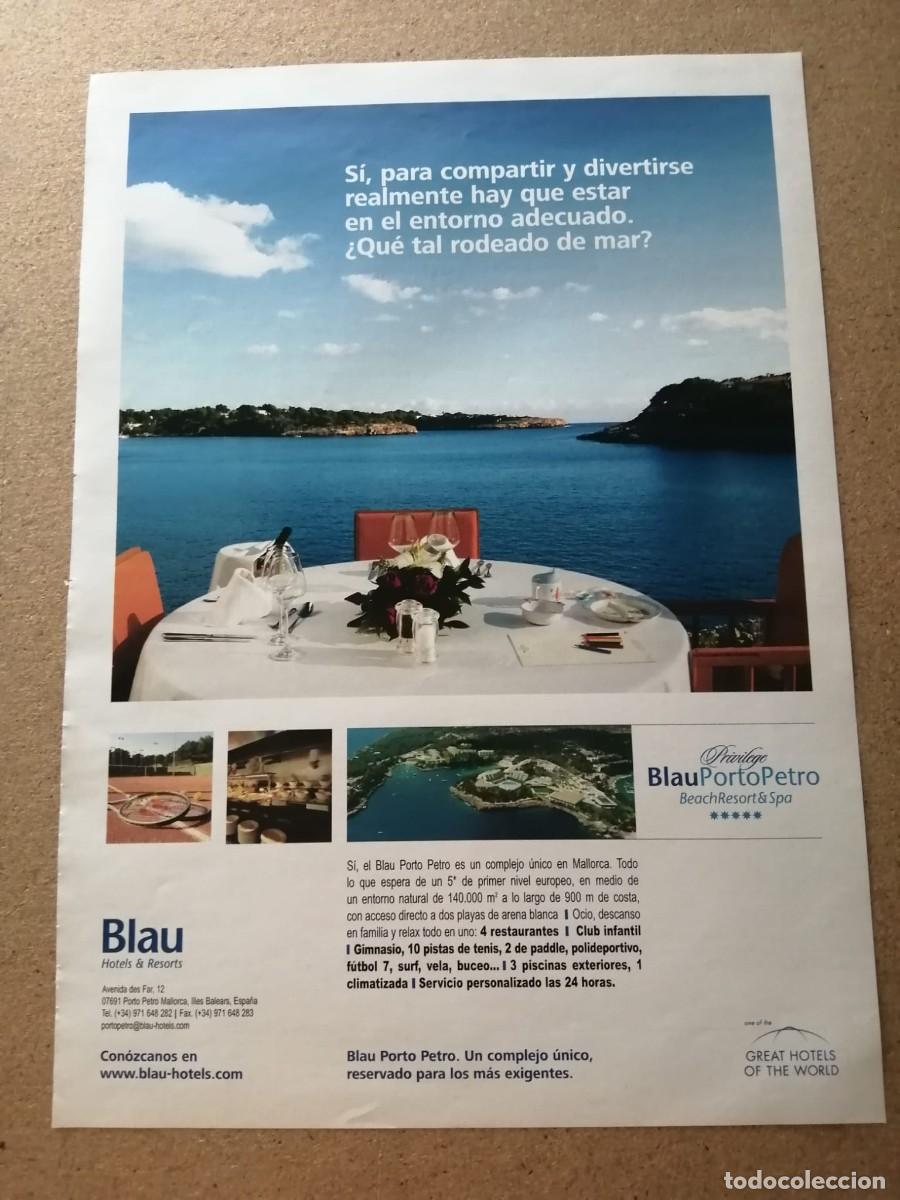 Otros art&iacute;culos de coleccionismo en papel: ANUNCIO. BLAU HOTELS & RESORTS