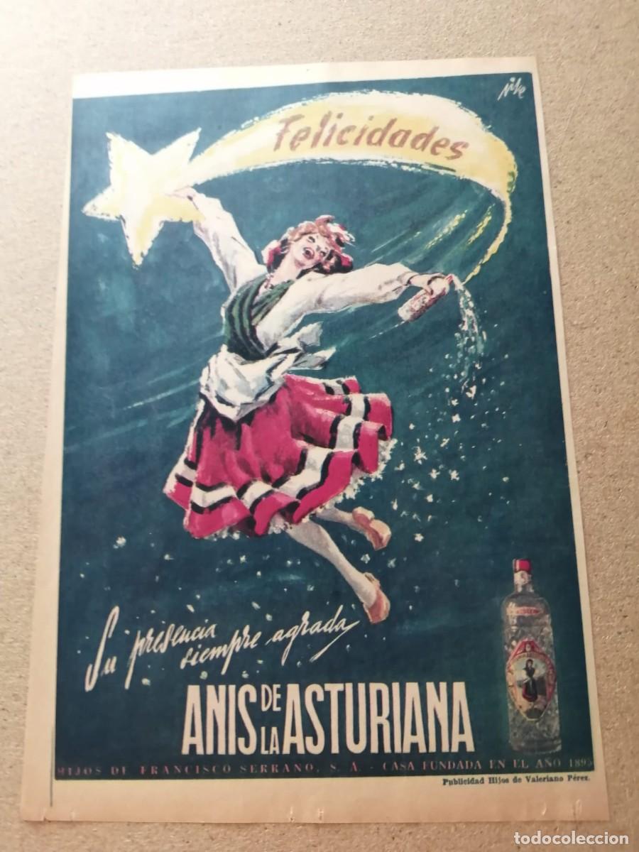 Otros art&iacute;culos de coleccionismo en papel: ANUNCIO. ANIS LA ASTURIANA