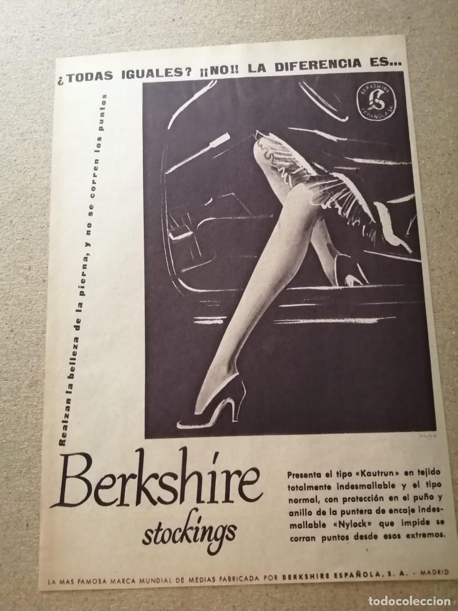 Otros art&iacute;culos de coleccionismo en papel: ANUNCIO. BERKSHIRE STOCKINGS