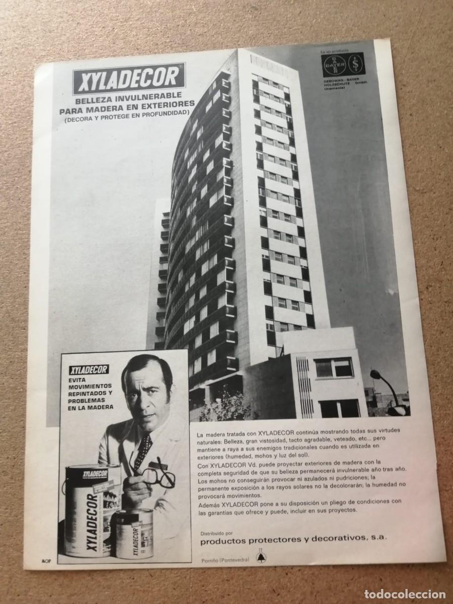 Otros art&iacute;culos de coleccionismo en papel: ANUNCIO. XYLADECOR..