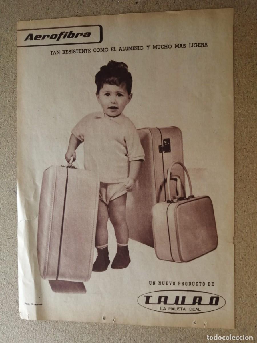 Otros art&iacute;culos de coleccionismo en papel: ANUNCIO. MALETAS DE AEROFIBRA