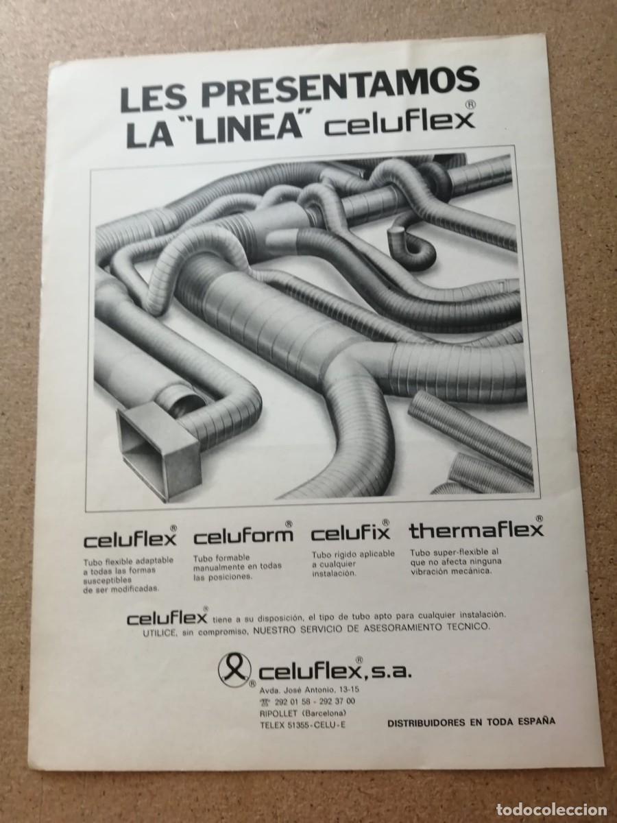 Otros art&iacute;culos de coleccionismo en papel: ANUNCIO. CELUFLEX S. A. (RIPOLLET, BARCELONA)