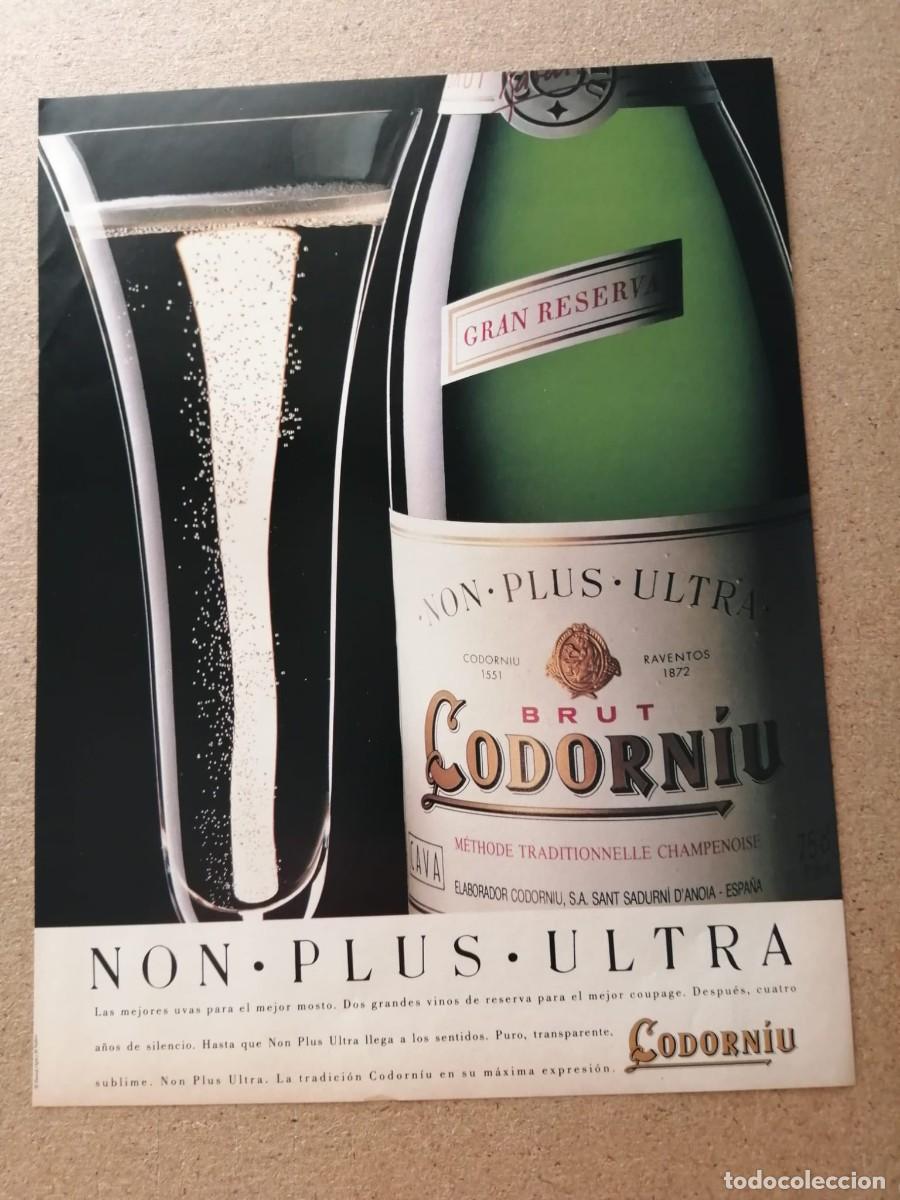 Otros art&iacute;culos de coleccionismo en papel: ANUNCIO. CAVA CODORNIU