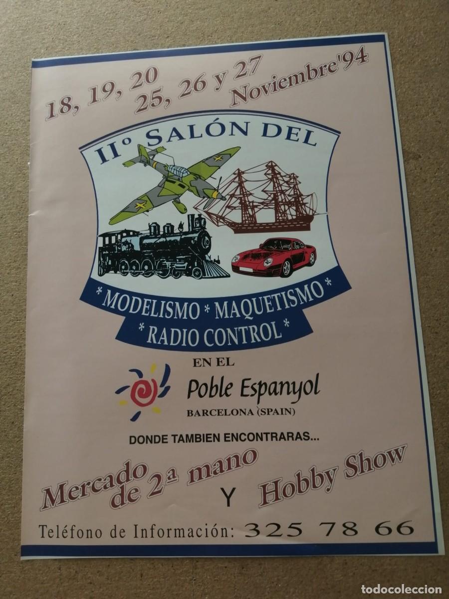 Otros art&iacute;culos de coleccionismo en papel: ANUNCIO. II&ordm; SALON DEL MODELISMO, MAQUETISMO, RADIO CONTROL, EN EL POBLE ESPANYOL (BARCELONA) 1994