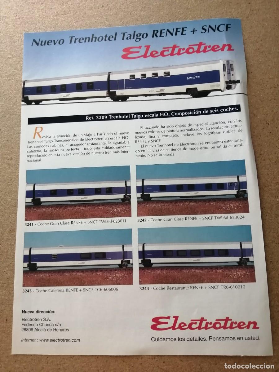 Otros art&iacute;culos de coleccionismo en papel: ANUNCIO. ELECTROTREN