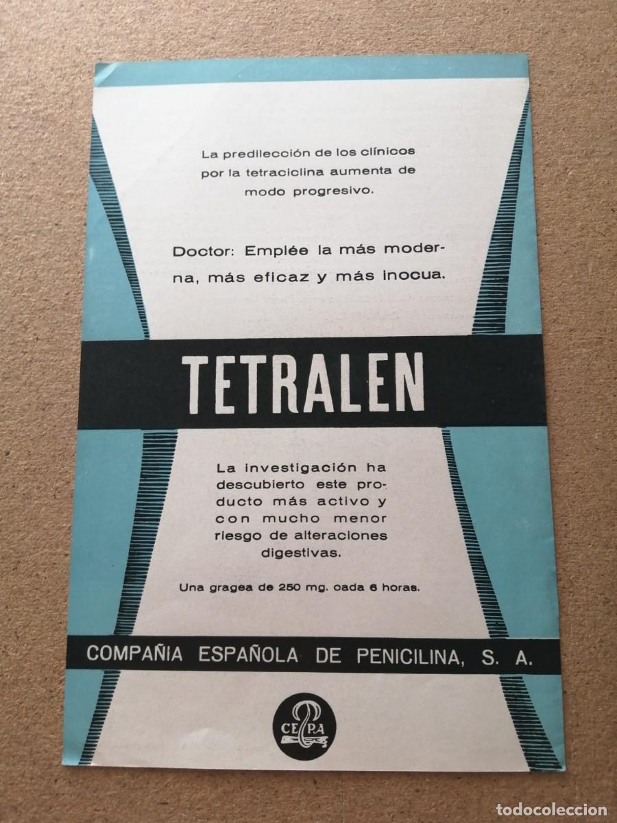 Otros art&iacute;culos de coleccionismo en papel: ANUNCIO. TETRALEN GRAGEAS
