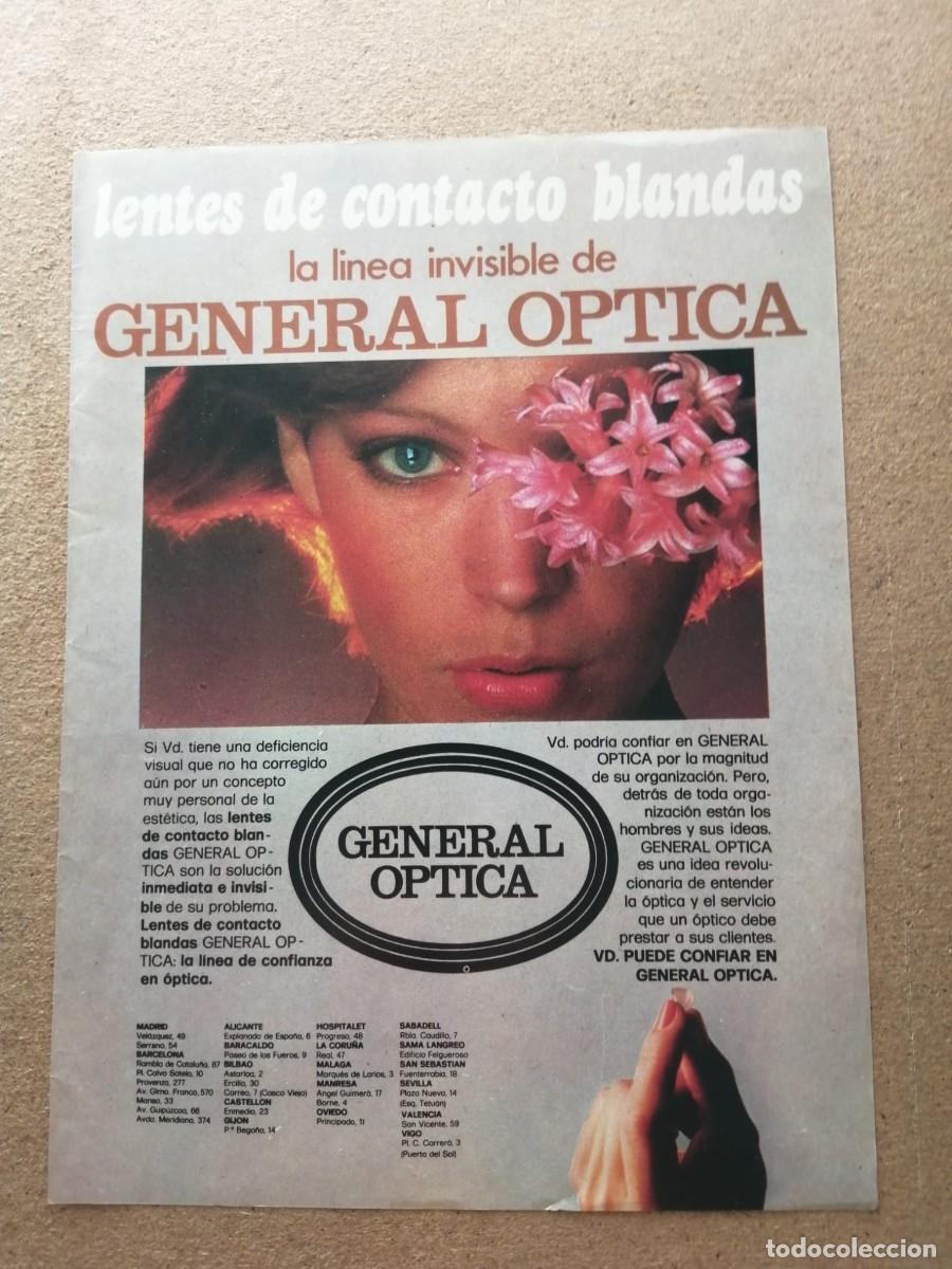 Otros art&iacute;culos de coleccionismo en papel: ANUNCIO. GENERAL OPTICA