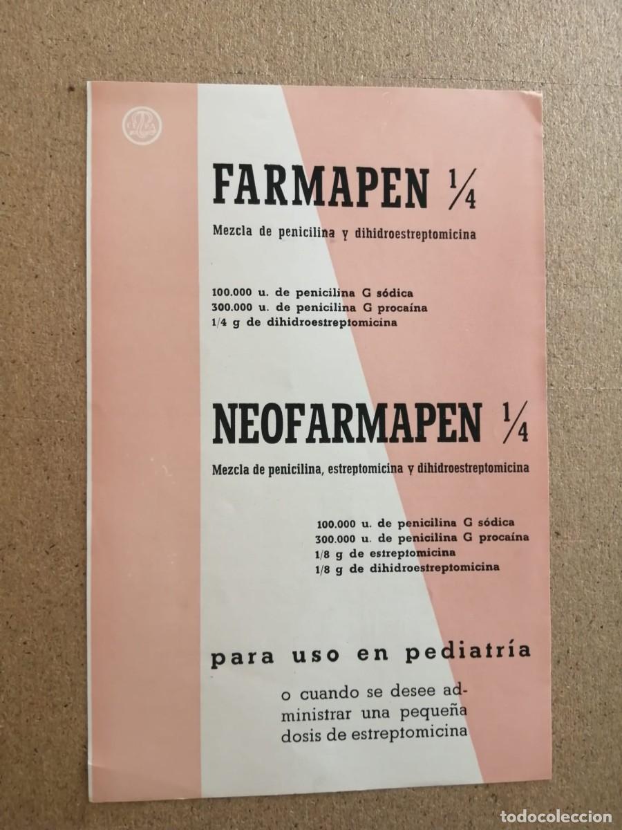 Otros art&iacute;culos de coleccionismo en papel: ANUNCIO. FARMAPEN 1/4 - NEOFARMAPEN 1/ 4