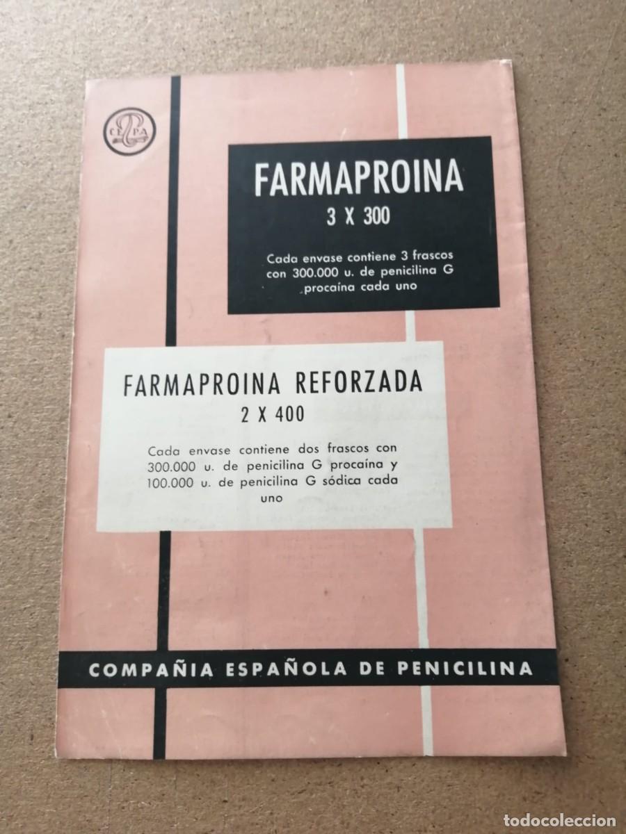 Otros art&iacute;culos de coleccionismo en papel: ANUNCIO. FARMAPROINA