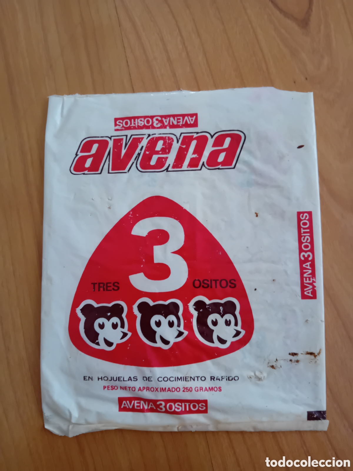 Otros art&iacute;culos de coleccionismo en papel: BOLSA DE PL&Aacute;STICO DE AVENA 3 OSITOS. PER&Uacute;. A&Ntilde;OS 80