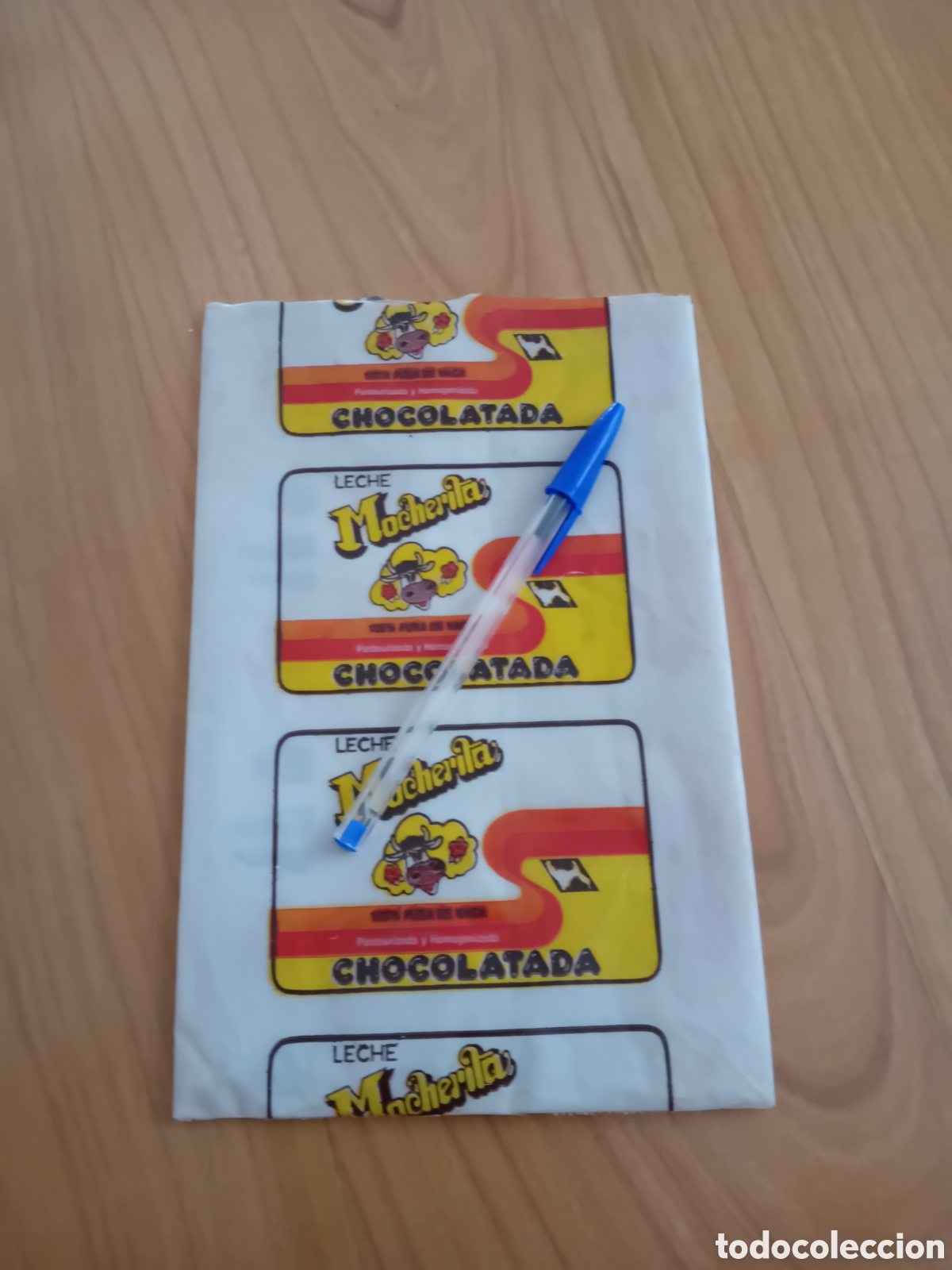 Otros art&iacute;culos de coleccionismo en papel: BOLSA DE PL&Aacute;STICO DE LA LECHE MOCHERITA. CHOCOLATADA. PER&Uacute;. A&Ntilde;OS 80