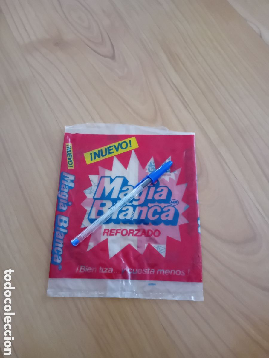 Otros art&iacute;culos de coleccionismo en papel: BOLSA DE PL&Aacute;STICO DE DETERGENTE MAGIA BLANCA. PER&Uacute;. A&Ntilde;OS 80