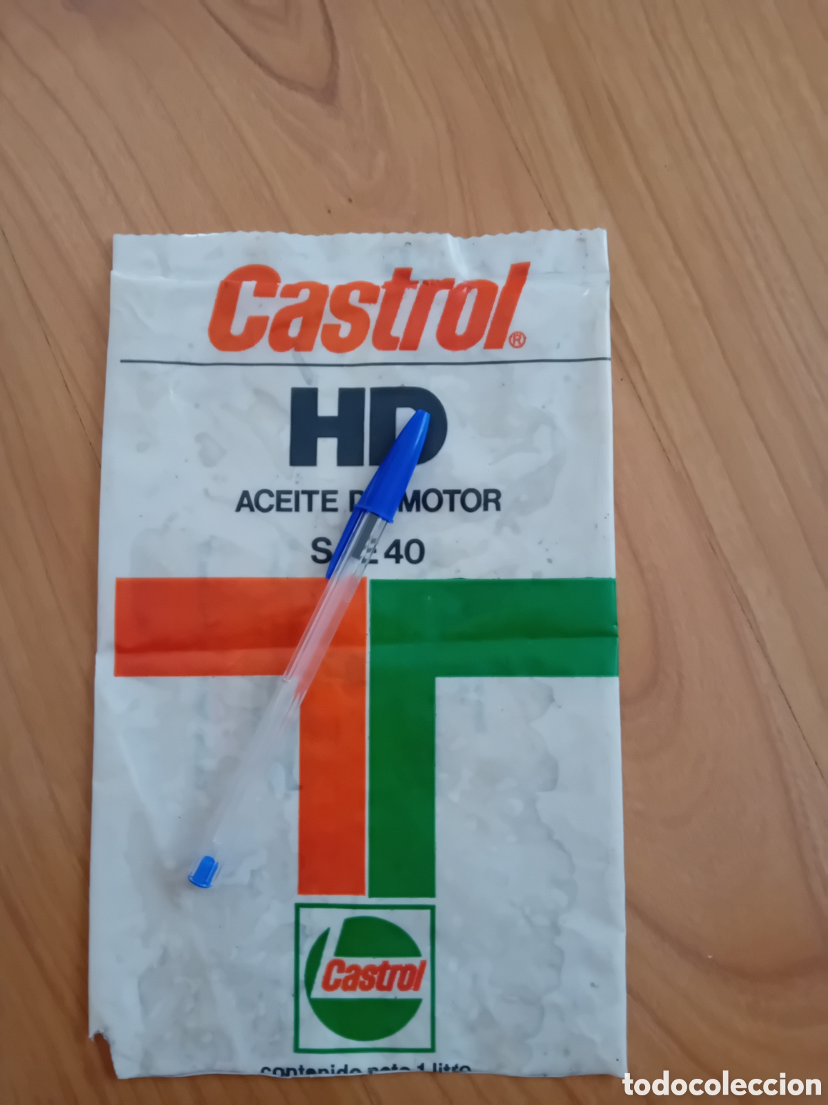 Otros art&iacute;culos de coleccionismo en papel: BOLSA DE PL&Aacute;STICO DE ACEITE DE MOTOR CASTROL. PER&Uacute;. A&Ntilde;OS 80