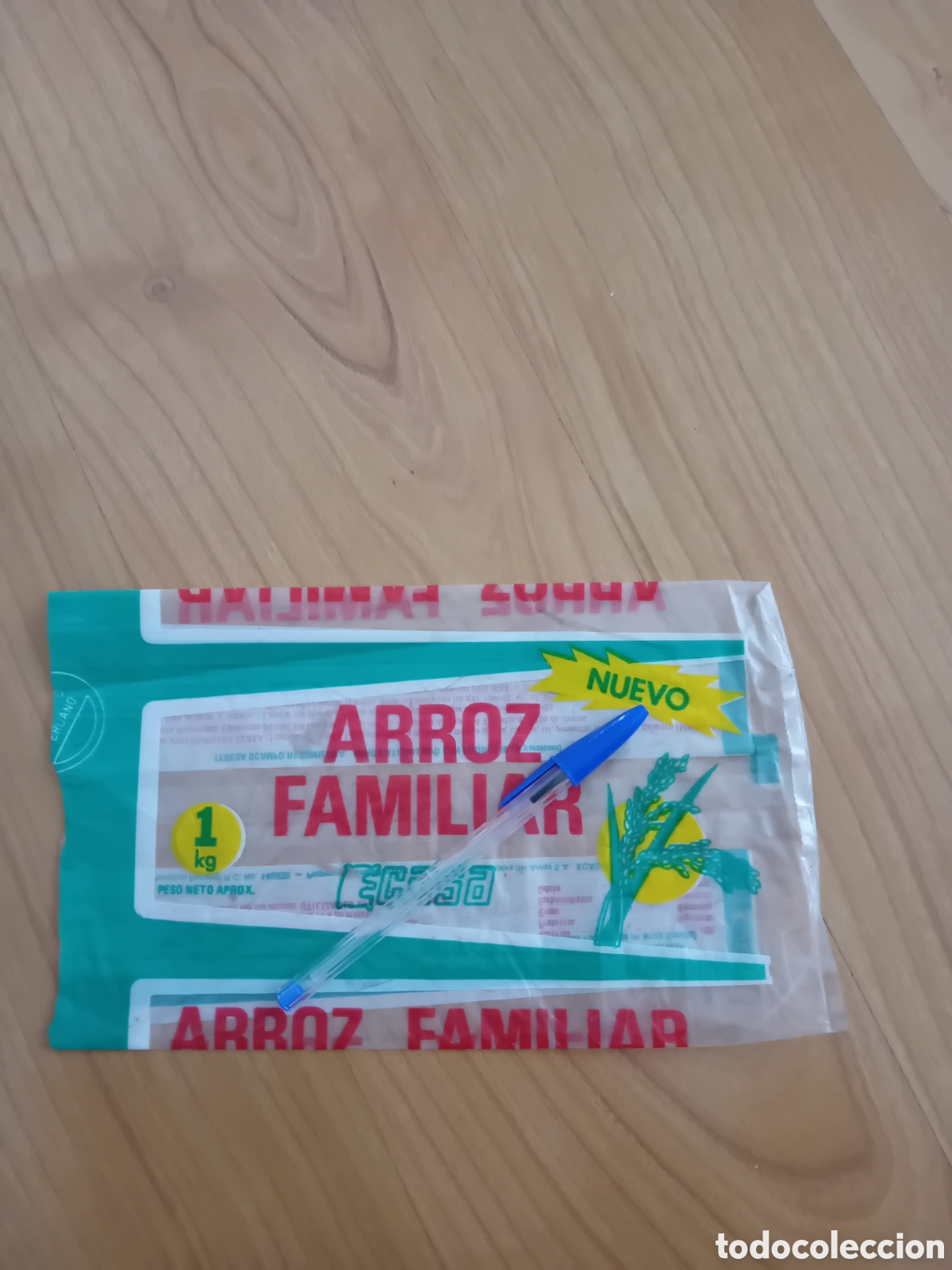 Otros art&iacute;culos de coleccionismo en papel: BOLSA DE PL&Aacute;STICO DE ARROZ FAMILIAR TERESA OCAMPO. PER&Uacute;. A&Ntilde;OS 80
