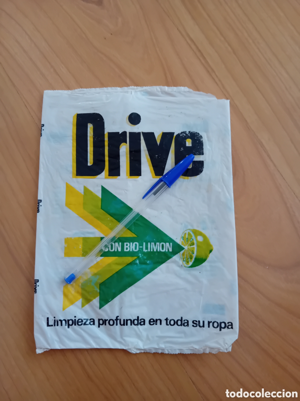 Otros art&iacute;culos de coleccionismo en papel: BOLSA DE PL&Aacute;STICO DE DETERGENTR DRIVE. PER&Uacute;. A&Ntilde;OS 80