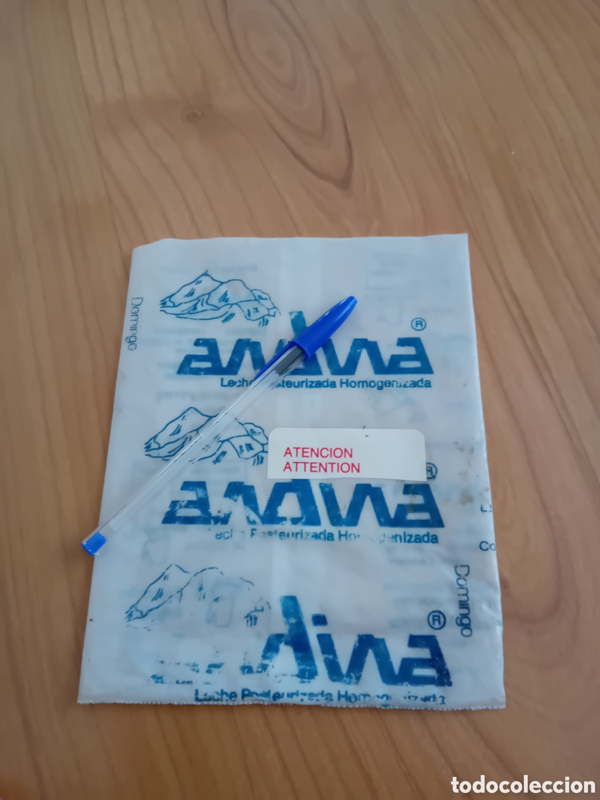 Otros art&iacute;culos de coleccionismo en papel: BOLSA DE PL&Aacute;STICO DE LA LECHE ANDINA. PER&Uacute;. A&Ntilde;OS 80