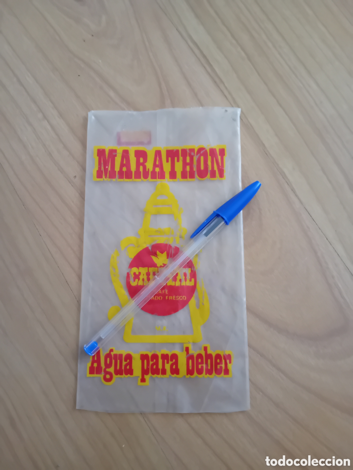 Otros art&iacute;culos de coleccionismo en papel: BOLSA DE PL&Aacute;STICO DE CAF&Eacute; TOSTADO FRESCO CAFETAL. MARATHON. PER&Uacute;. A&Ntilde;OS 80