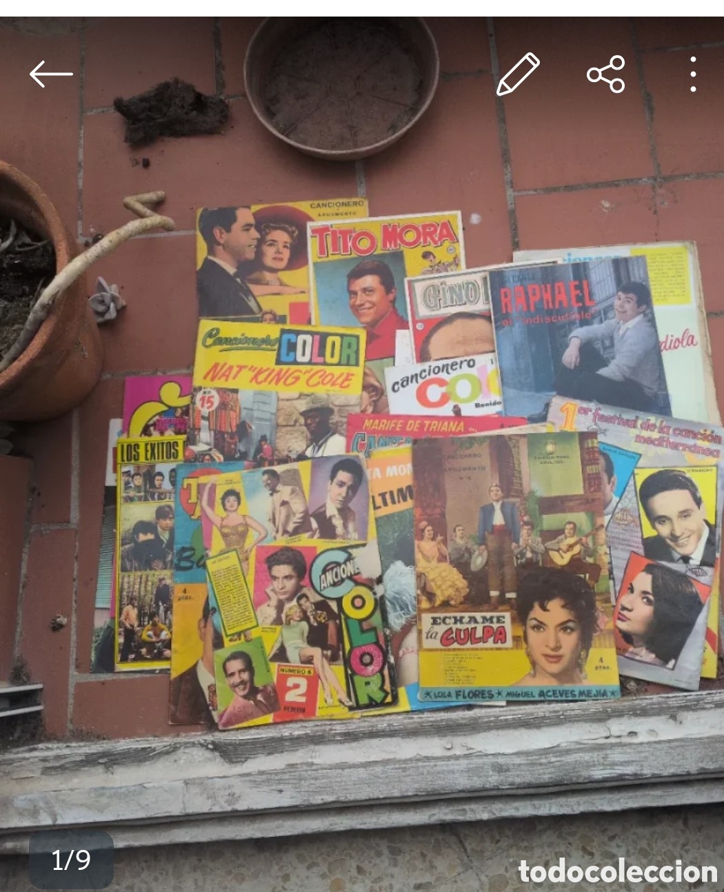 Otros art&iacute;culos de coleccionismo en papel: Revistas cancioneros a&ntilde;os 60